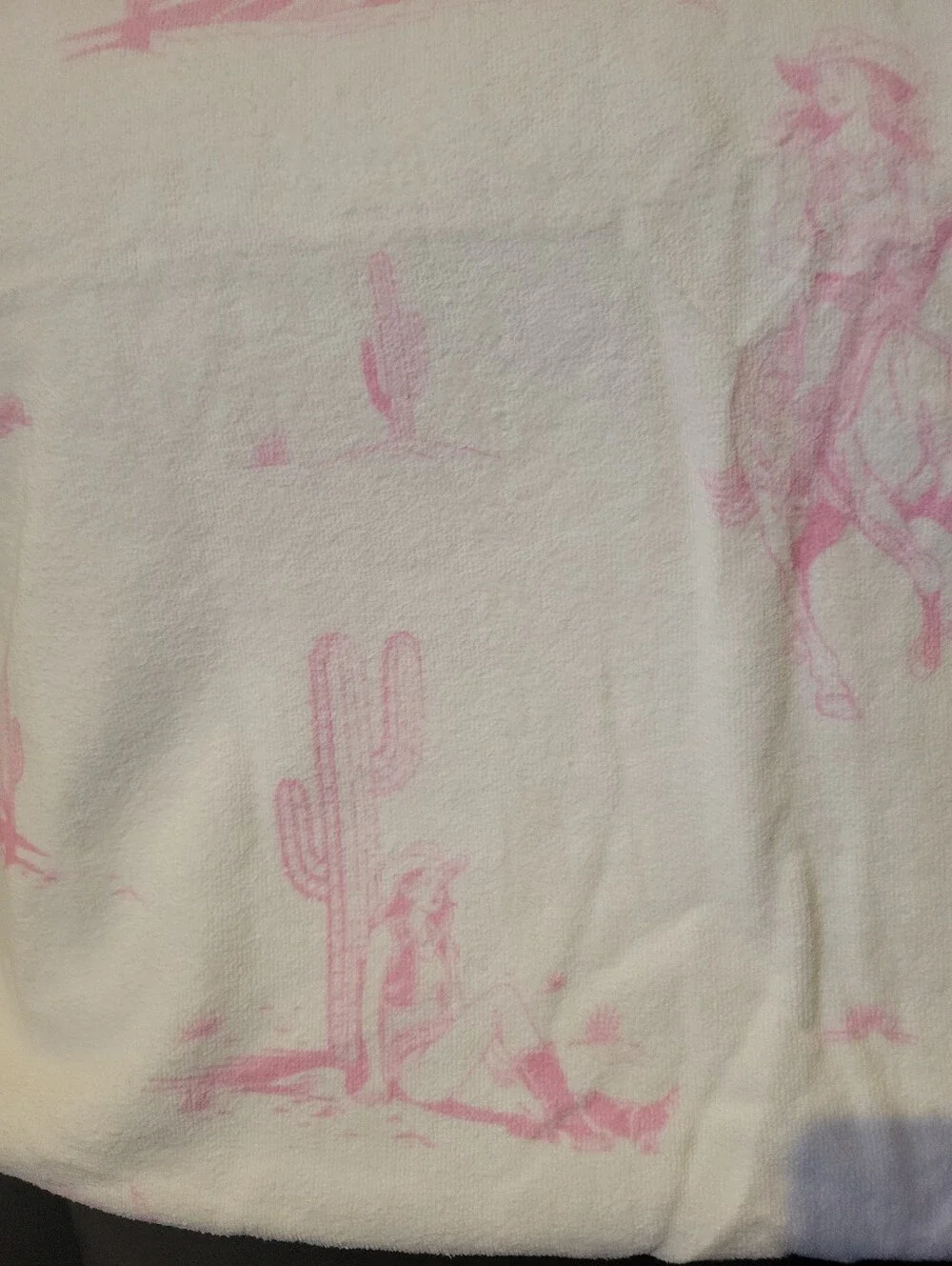 New Pink Cowgirl Wrangler Pink Western Towel Set 4 Bath 2 Hand Towels